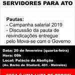 cartaz ato servidor