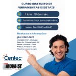 Story instagram anúncio de curso moderno azul e branco (Post para Instagram (45))