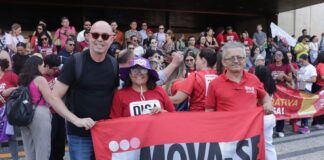 Sindicato Mova-se participa de ato contra a Reforma Administrativa em Fortaleza